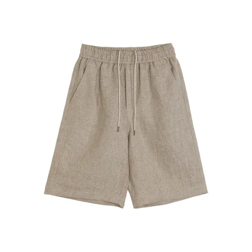 Osens Коричневый Hemp Мужские Повседневные Шорты