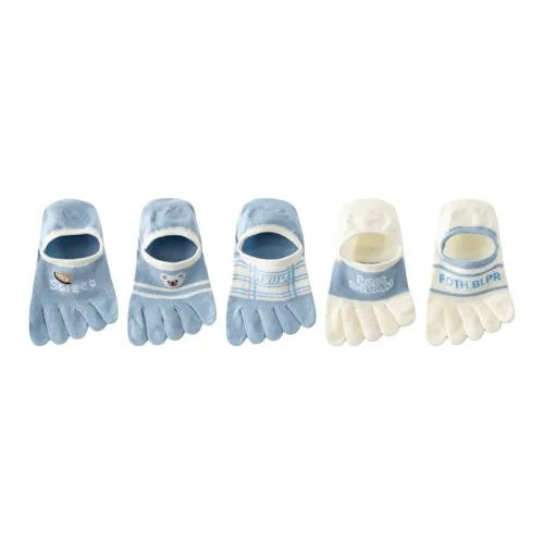 MIANWUQI Низкие носки унисекс упаковка из 5 пар