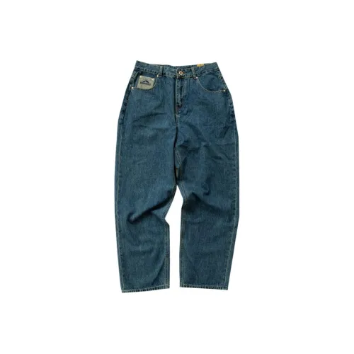 ZHANDASHUAI Синие Унисекс Джинсы