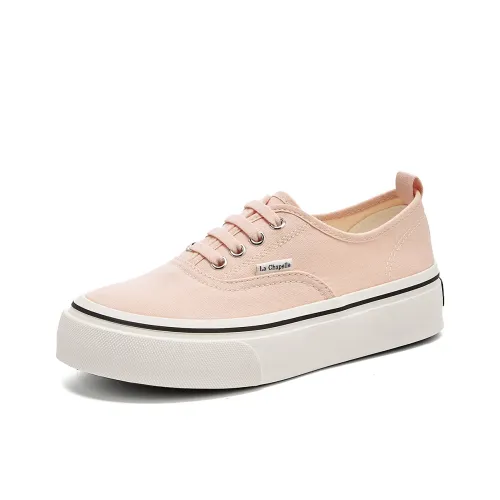 La Chapelle Low-Top Canvas Shoes Pink Women's