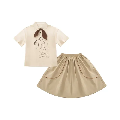 Детский комплект Miller Castle с юбкой 2 предмета абрикосовый