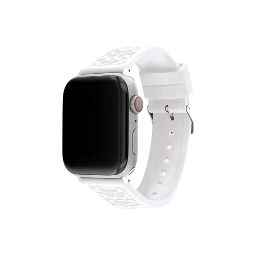 COACH Ремешок Apple Совместимость Силиконовый Резиновый Материал 42 мм
