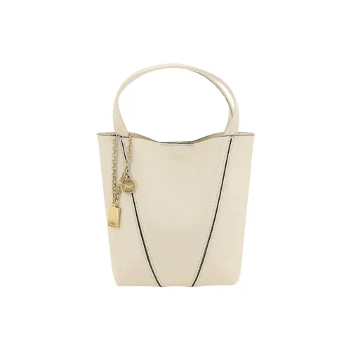 Chloe SPIN Телячья кожа Сумка Женская Экрю