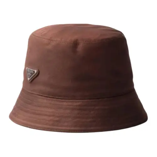 PRADA Хлопковые Панамы Унисекс Темно-Коричневый