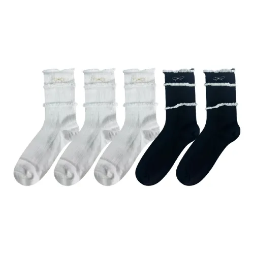 Mulong Family Носки Crew Женские упаковка из 5 пар