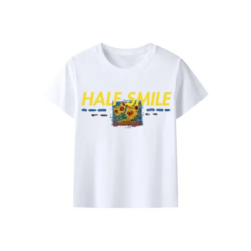 BANGEWEIXIAO Стандартная T-рубашка унисекс белого цвета