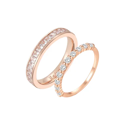 ZEGL Кольца из титана и стали женские