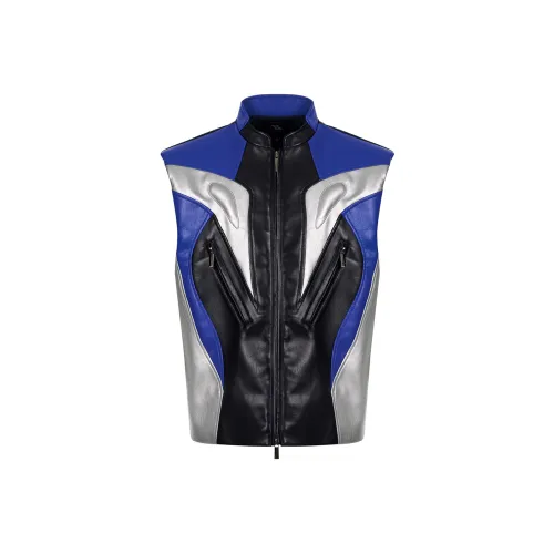 START EXCEED END Чёрно-синие унисекс жилеты