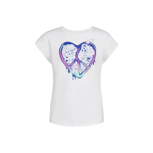 Adidas Белые Детские Футболки