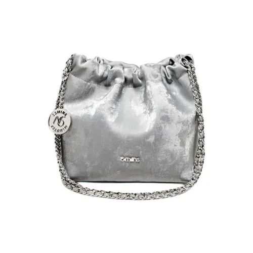 15 MINS Коровья кожа Сумка с цепочкой Сумка на плечо Стандартная Женская Milkshake Белый Space Серебряный Оливковый Зеленый