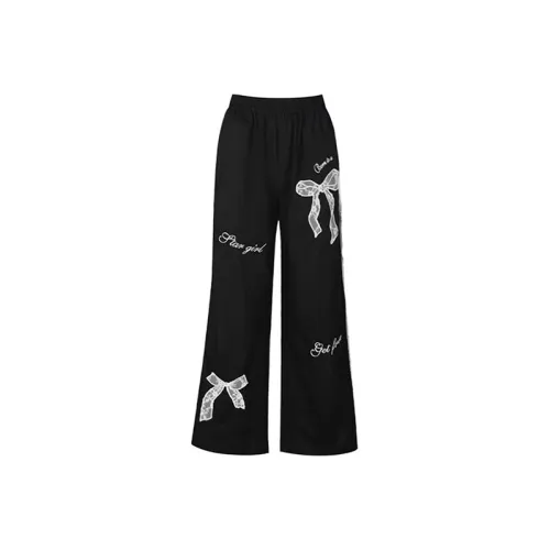 SISC Черные Женские Повседневные Брюки