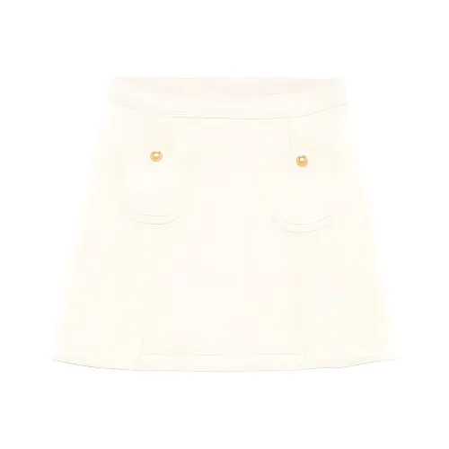 TF SS25 Повседневные короткие юбки Женские Белые