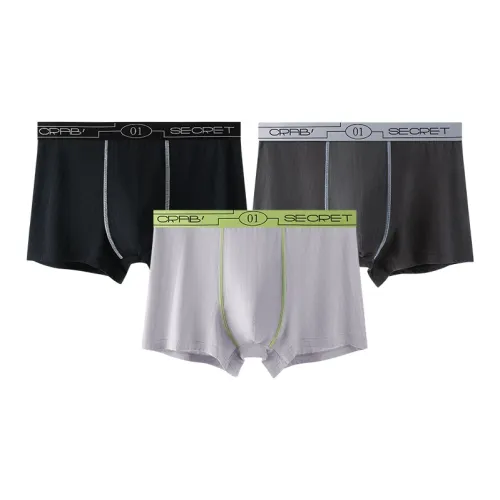 crabsecret Мужское нижнее белье 3 упаковки