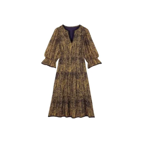 BA SH Длинное платье с длинными рукавами женское