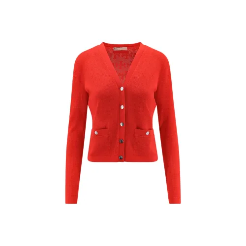 TORY BURCH SS25 Трикотаж Женский Ярко-Красный