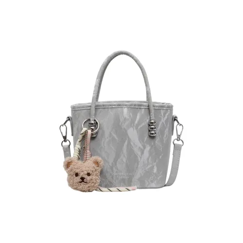 Meow In The Grass ПУ (полиуретан) Одно плечо Сумка Стандартная Женская Розовая Черная Экрю Серебряная