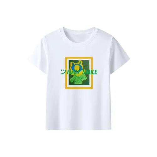 BANGEWEIXIAO Стандартная Белая T-рубашка Унисекс