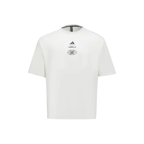 Adidas x LAIMEI LIANMINGKUAN SS25 TOUR T Рубашка T Рубашка Унисекс Нефритовый Белый