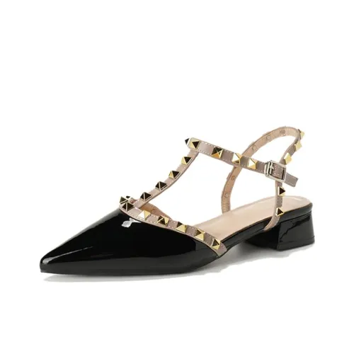 City Camel Грубый каблук Высокие каблуки Женские