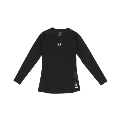 Under Armour T-Shirt UA Термическая Шестернь Броня Черный Детский