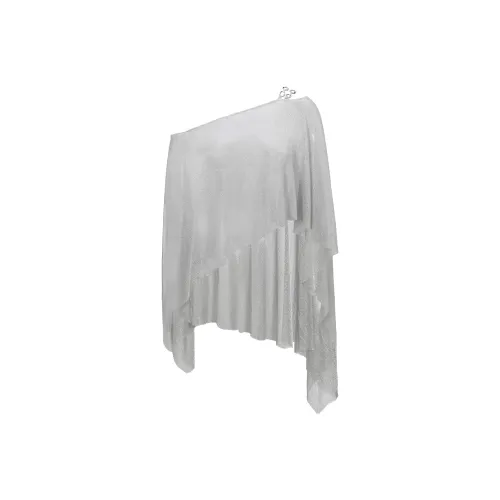 JYOSEI Серебряный Женские Короткие Топы