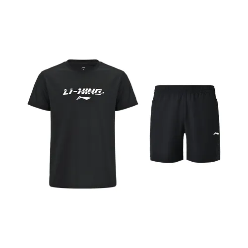 LINING Table Tennis Series Повседневная Спортивная Одежда Унисекс Черный