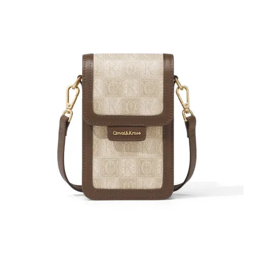 CinvaiKrose Чехол для телефона из ПВХ Маленький Женский Хаки и Коричневый