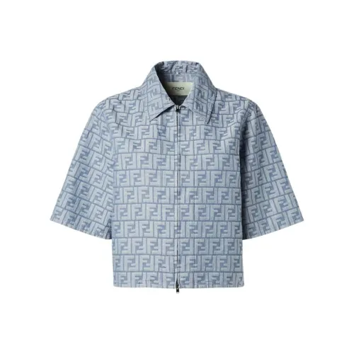 FENDI Куртки и Пальто Мужской Синий