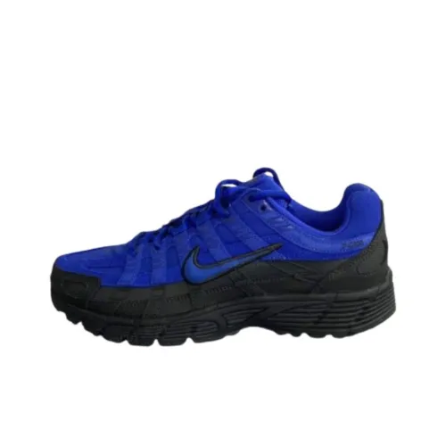 Nike P 6000 Slip-Resistant Abrasion-Resistant Low Top Casual Running Shoes Men's Blue Black
