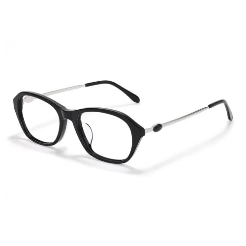 Sagawa Пластина And Металл Нерегулярная форма Оправы для очков Унисекс