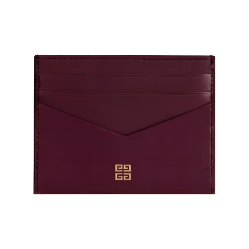 GIVENCHY Antigona Коровья кожа Держатель для карт Женский Бордовый