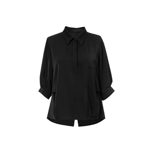 MSSHE Черные Женские Рубашки