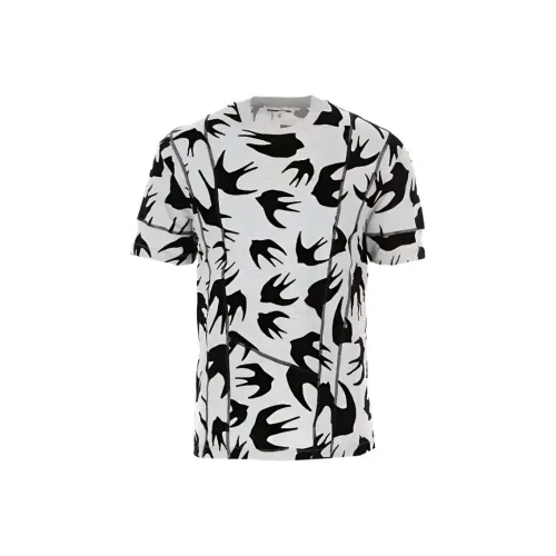 McQ Alexander McQueen Черный Серый Цвет Мужская T-Рубашка