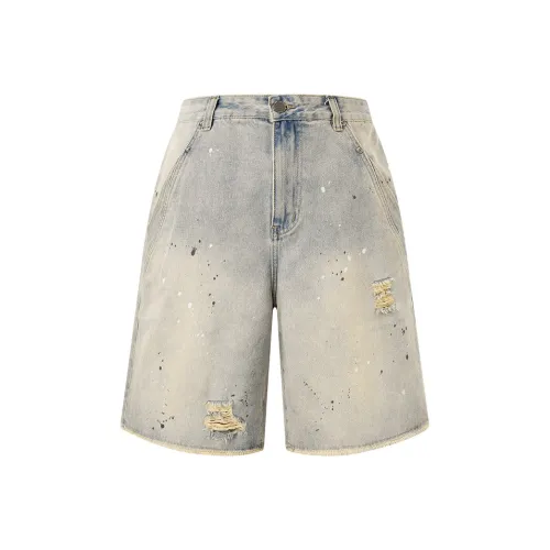 CHINISM Синие джинсовые шорты унисекс