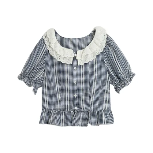 NINGCAIYUER Черные Женские Рубашки