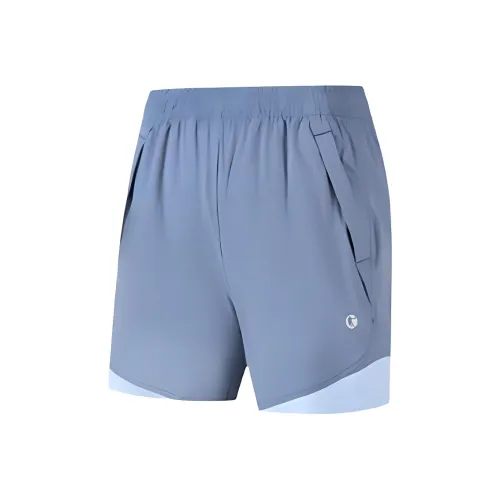 QIAODAN Sports Life Collection Моранди Синий/Tianchen Синий Женские Спортивные шорты