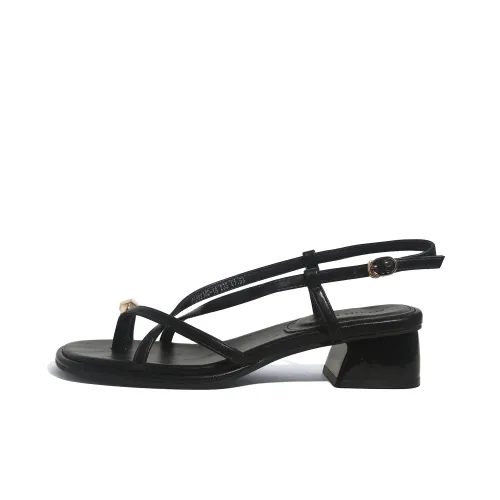 CHENTER KATER One Ремешок Сандалии 4CM Женские Черные