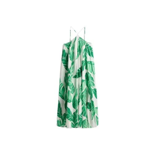 H&M Белый/Зеленый Женские Слиплатья