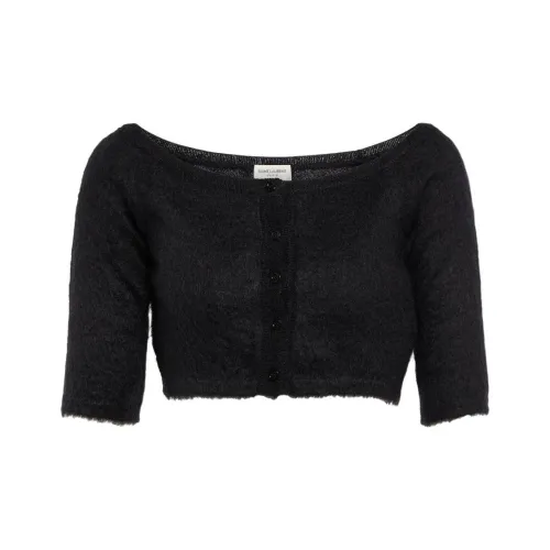 SAINT LAURENT T-рубашка Женская Черная