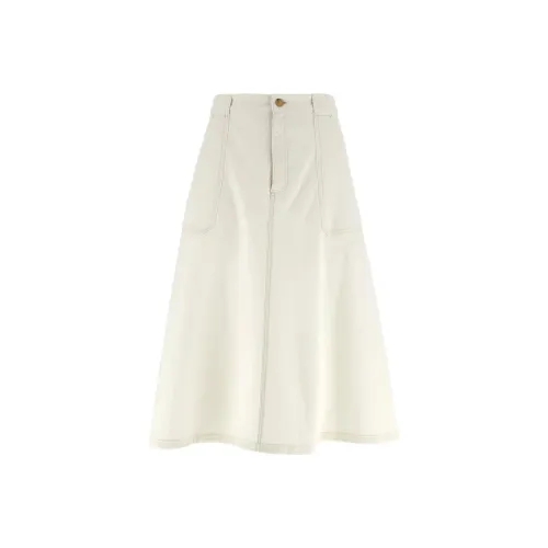 A.P.C Повседневный Длинный Юбка Женская Белая