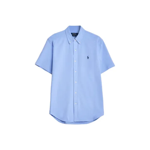 Polo Ralph Lauren SS24 Рубашка Мужская Hong Kong Island Синий