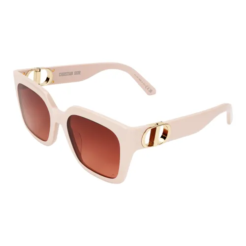 DIOR Металлические Ацетатные Солнцезащитные Очки Унисекс Розовые