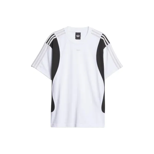 Adidas Originals SS25 T-Shirt Унисекс Белый Черный