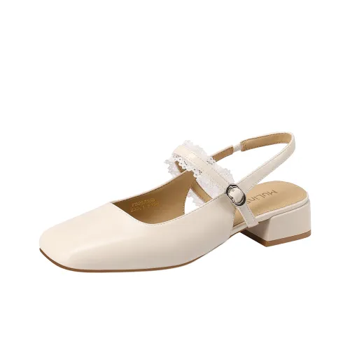 Mulinsen Грубый каблук Высокие каблуки Примерно 3 см Женские