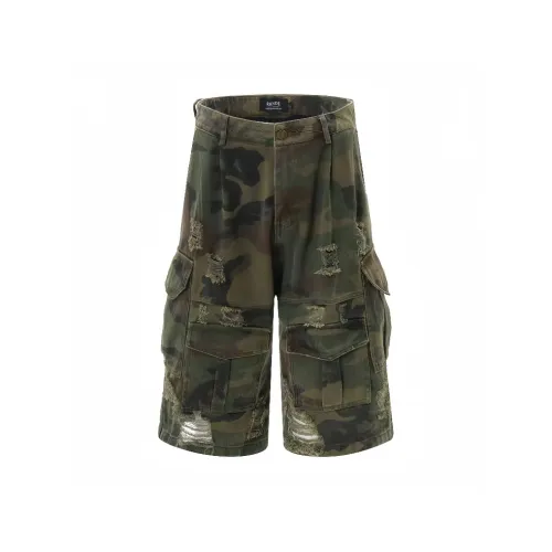 KLAMMKICKS Камуфляж Унисекс Джинсовые шорты