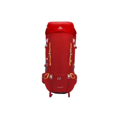 AIONE Альпинистский рюкзак для активного отдыха сумка нейлон 80 л красный унисекс