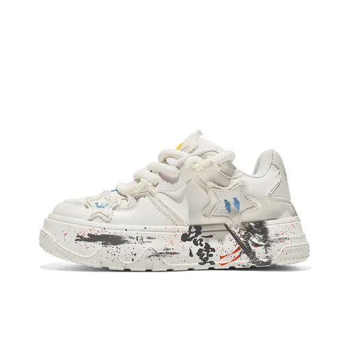 Stateof Stars Slip-resistant Abrasion-resistant Low Top Skateboard Shoes Unisex (Stateof Stars Противоскользящие Аbrasion-resistant Низкие Кроссовки для скейтбординга Унисекс)