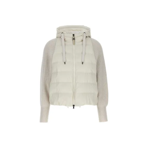 BRUNELLO CUCINELLI Куртки Пальто Женские Белые