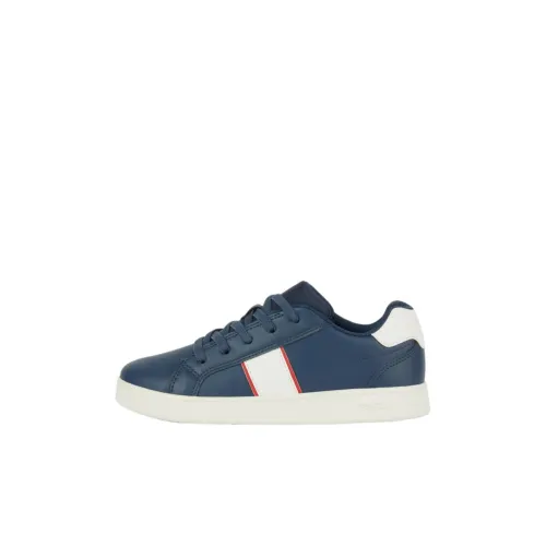 GEOX Противоскользящий Устойчивый к износу Низкий Топ Детские Скейтбординги Синий Белый Детский