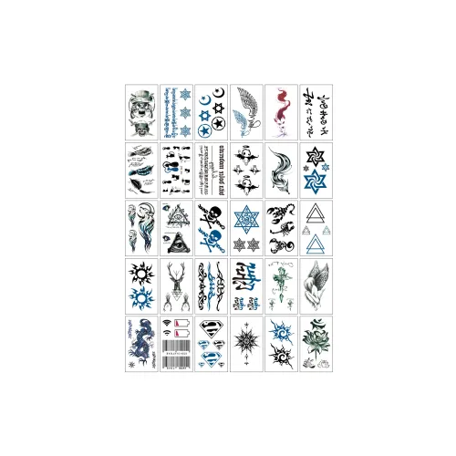 XNTX Простой Цветочный Дизайн Ins Готический Травяной Водонепроницаемый Juice Временные Татуировки